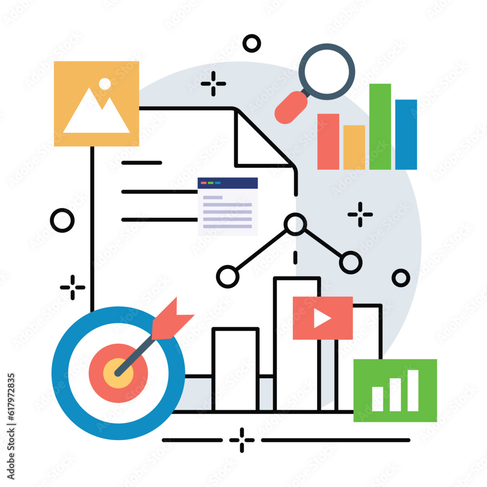 Results business illustration design. Business promotion design Results business illustration design. Business promotion design