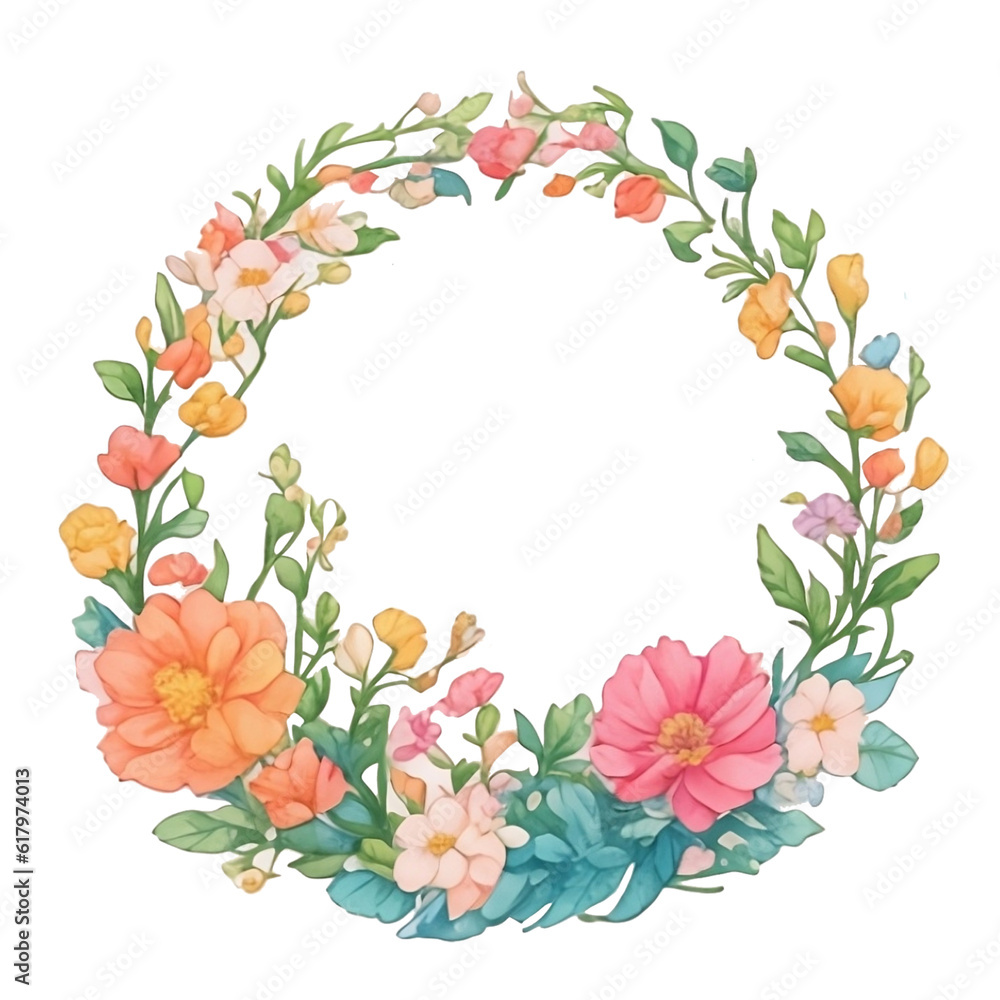 wreath of flowers