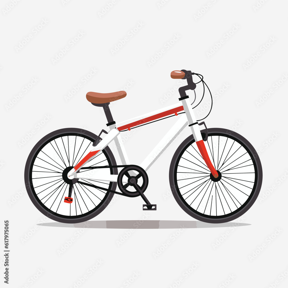 bicicle vector flat minimalistic isolated illustration