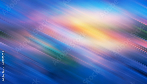 Illustrated blue gradient on motion blurred graphic design background. Ideas for wallpaper, template, presentation,card, brochure design or more use.