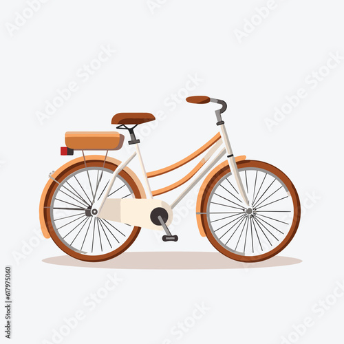bicicle vector flat minimalistic isolated illustration photo