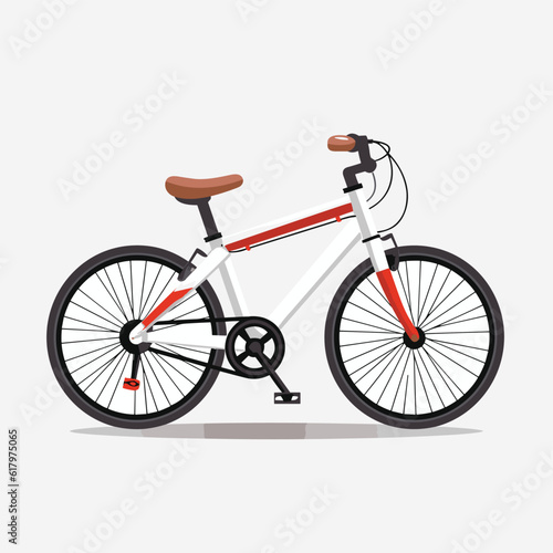 bicicle vector flat minimalistic isolated illustration photo