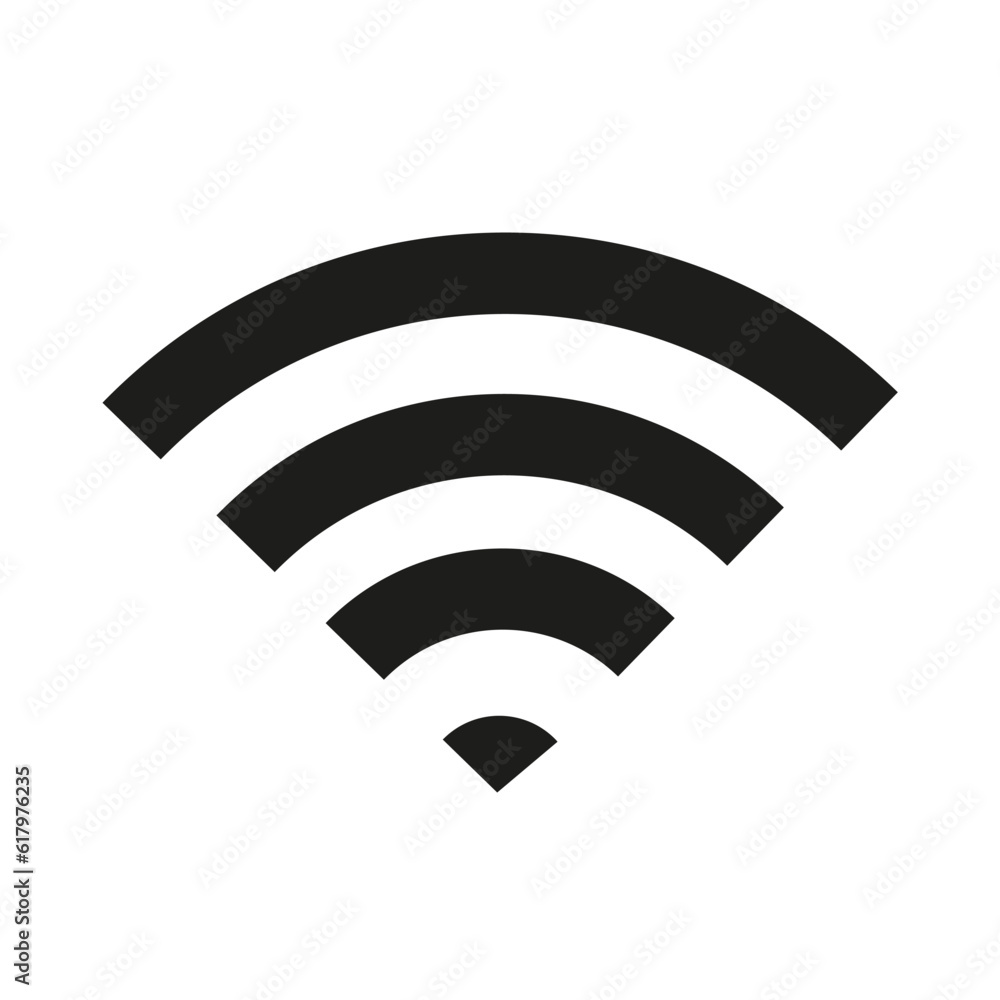 WIFI Icon. Vector illustration. stock image. WIFI Icon. Vector illustration. stock image.