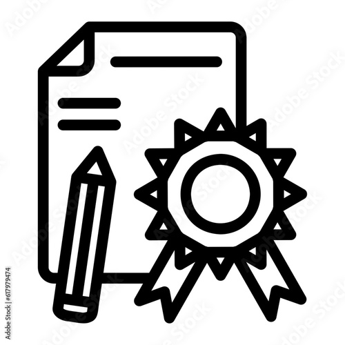 certificate designing icon