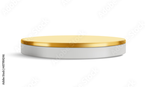Vector 3d rendering of podium design