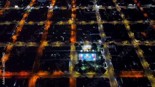 Vitória da conquista - bahia - Noite - Drone