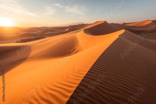 High definition beautiful desert scenery big picture made with Generative AI