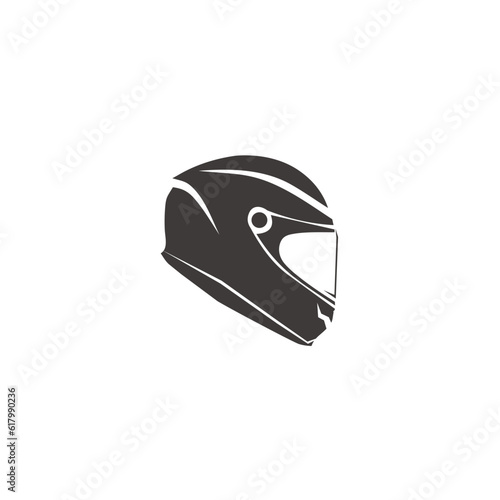 Fotografiet helmet motorbike motorcycle race bike moto rider motorsport silhouette logo desi