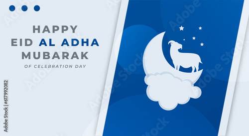 Eid Al Adha Mubarak Celebration Vector Design Illustration for Background, Poster, Banner, Advertising, Greeting Card