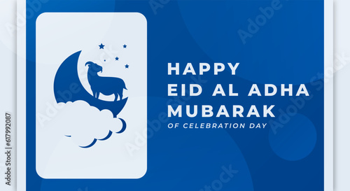 Eid Al Adha Mubarak Celebration Vector Design Illustration for Background, Poster, Banner, Advertising, Greeting Card