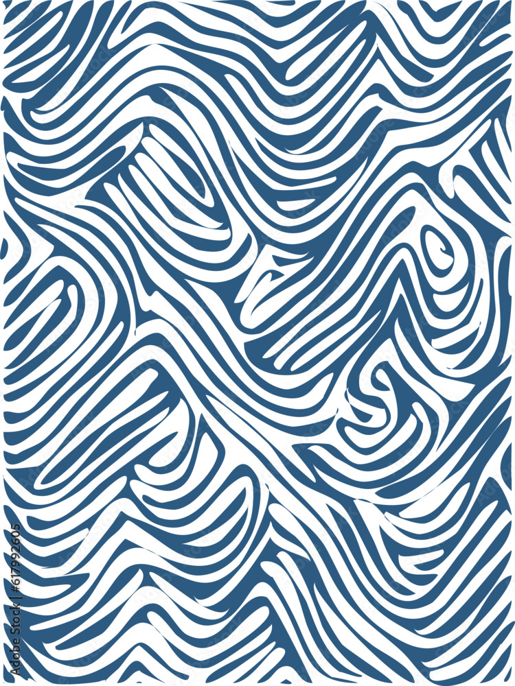 Abstract Seamless Zebra Wavy Lines Pattern Background Abstract Seamless Zebra Wavy Lines Pattern Background