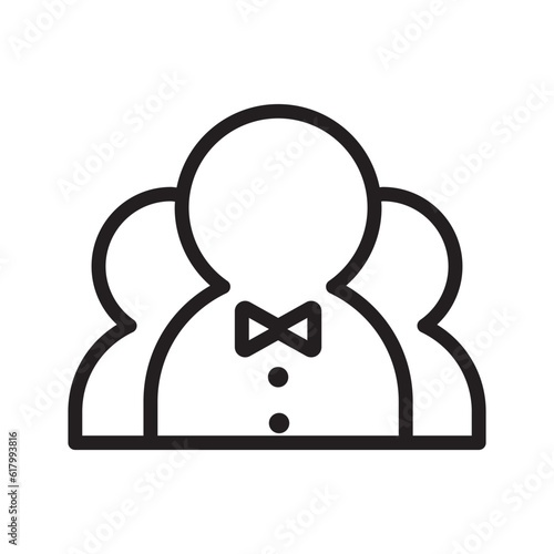 Groomsman icon