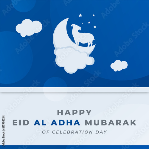 Eid Al Adha Mubarak Celebration Vector Design Illustration for Background, Poster, Banner, Advertising, Greeting Card