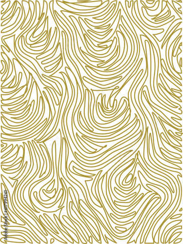 Abstract Seamless Zebra Wavy Lines Pattern Background