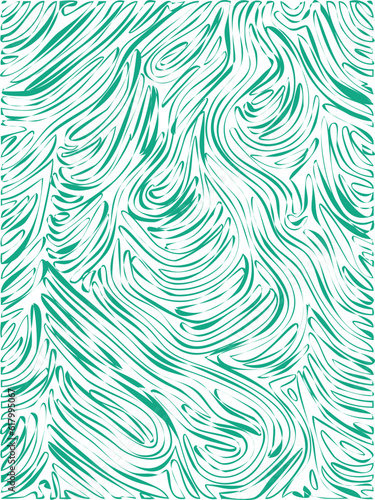 Abstract Seamless Zebra Wavy Lines Pattern Background