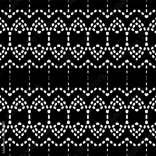 Seamless abstract monochrome engraving pattern. Abstract texture for fabric print, card, table cloth, furniture, banner, cover, invitation, decoration, wrapping.