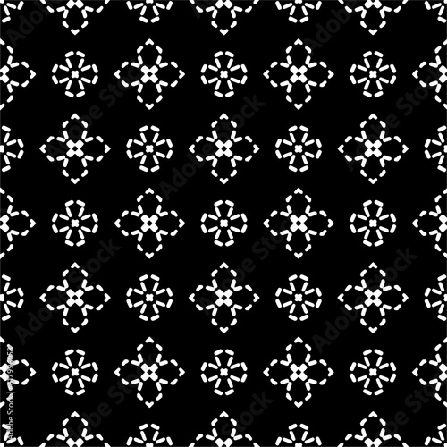 Wallpaper Mural Seamless abstract monochrome engraving pattern. Abstract texture for fabric print, card, table cloth, furniture, banner, cover, invitation, decoration, wrapping. Torontodigital.ca