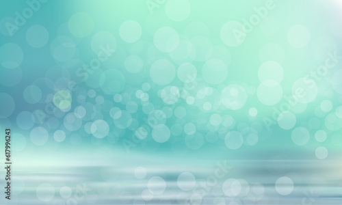 vector bright blue background with bubbles