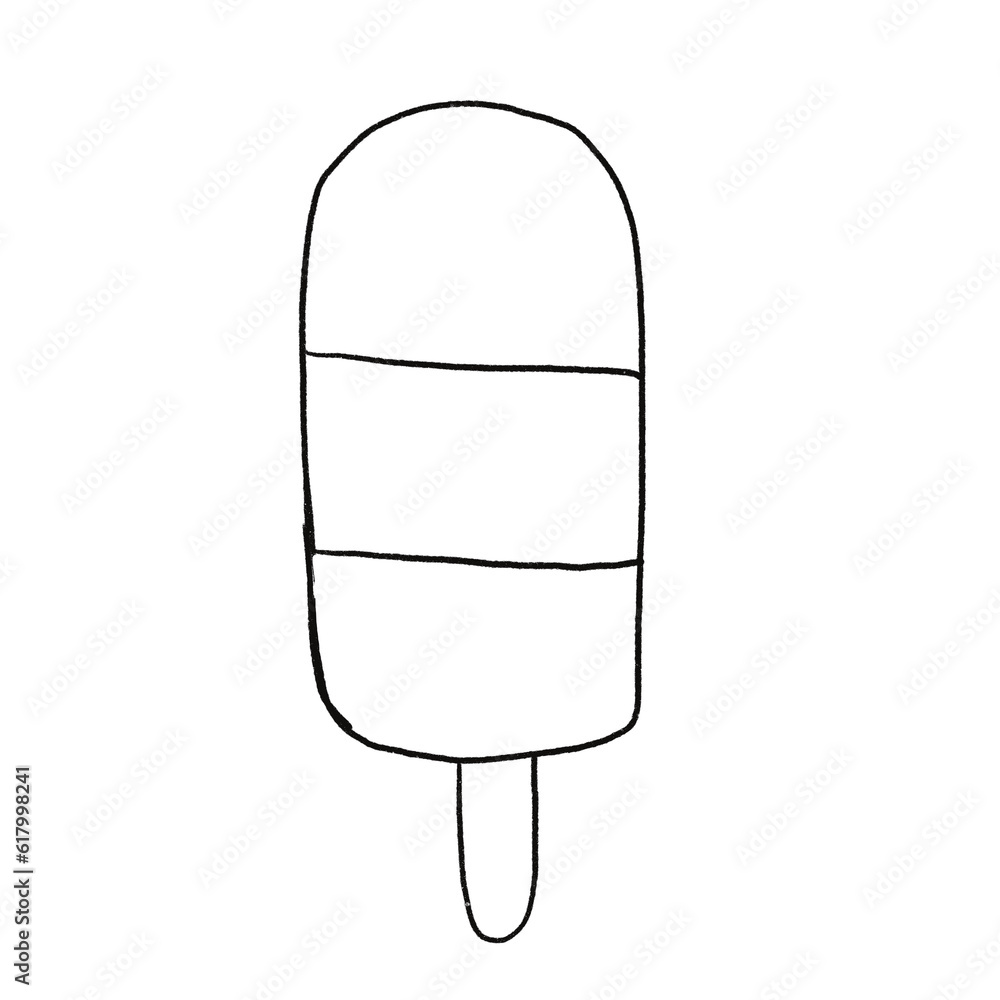 Ice cream hands drawn Ice cream hands drawn