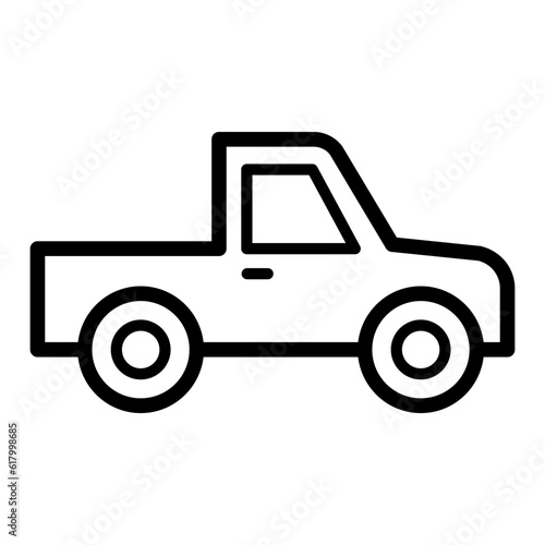 Pick-up truck icon