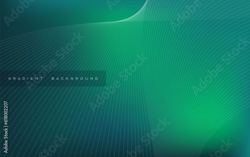 Abstract gradient background with dark green color