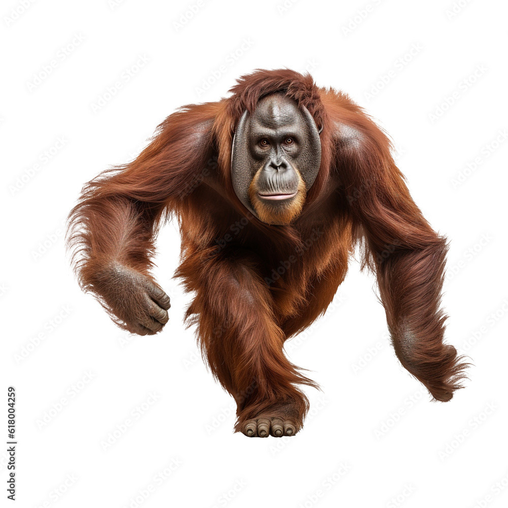 orangutan isolated