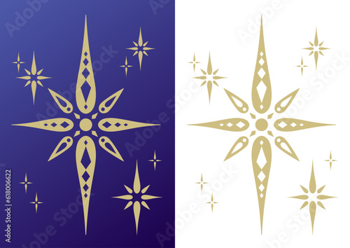 インド風のキラキラ効果。光のモチーフ。