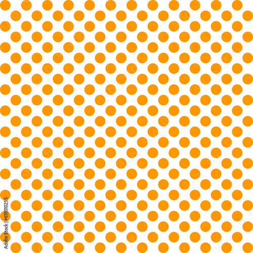Orange dot pattern background.Dot pattern background. Polkadot. Dot background. Seamless pattern. for backdrop, decoration, Gift wrapping