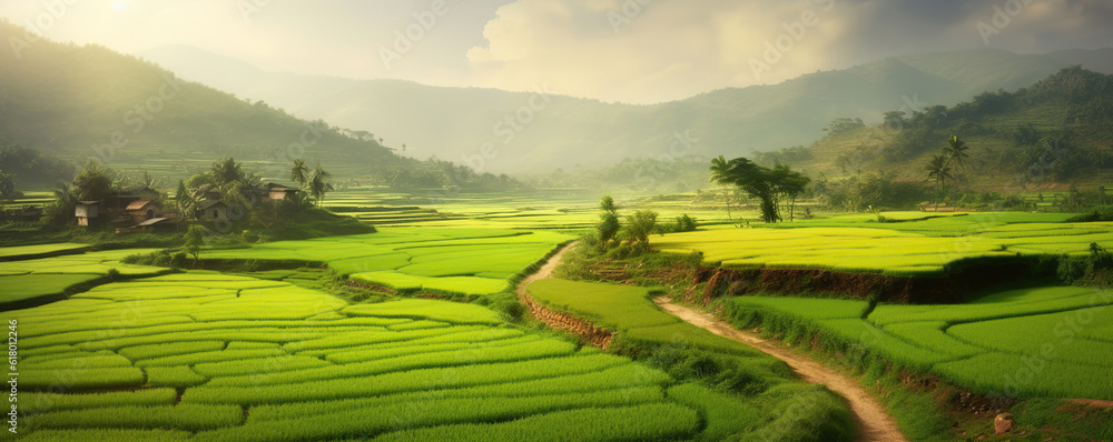 rice terraces landscape 
