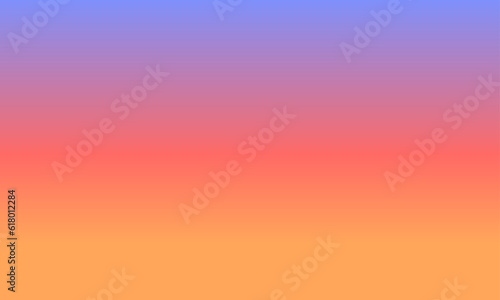 Vector warm sunset gradient background