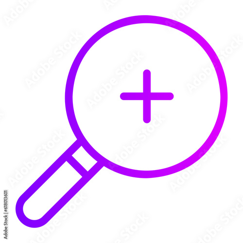 loupe gradient icon