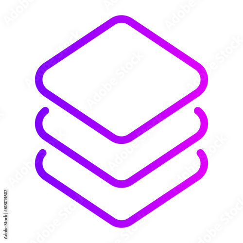 layers gradient icon