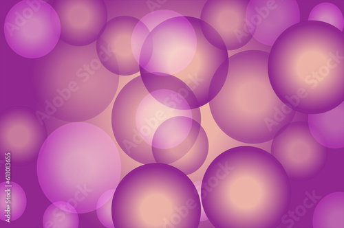 background with bubbles, circle, purple bokeh