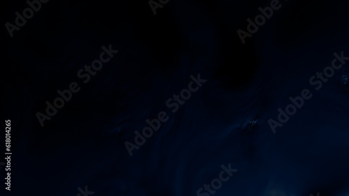 dark blue gradient strange shapes lay - abstract 3D illustration