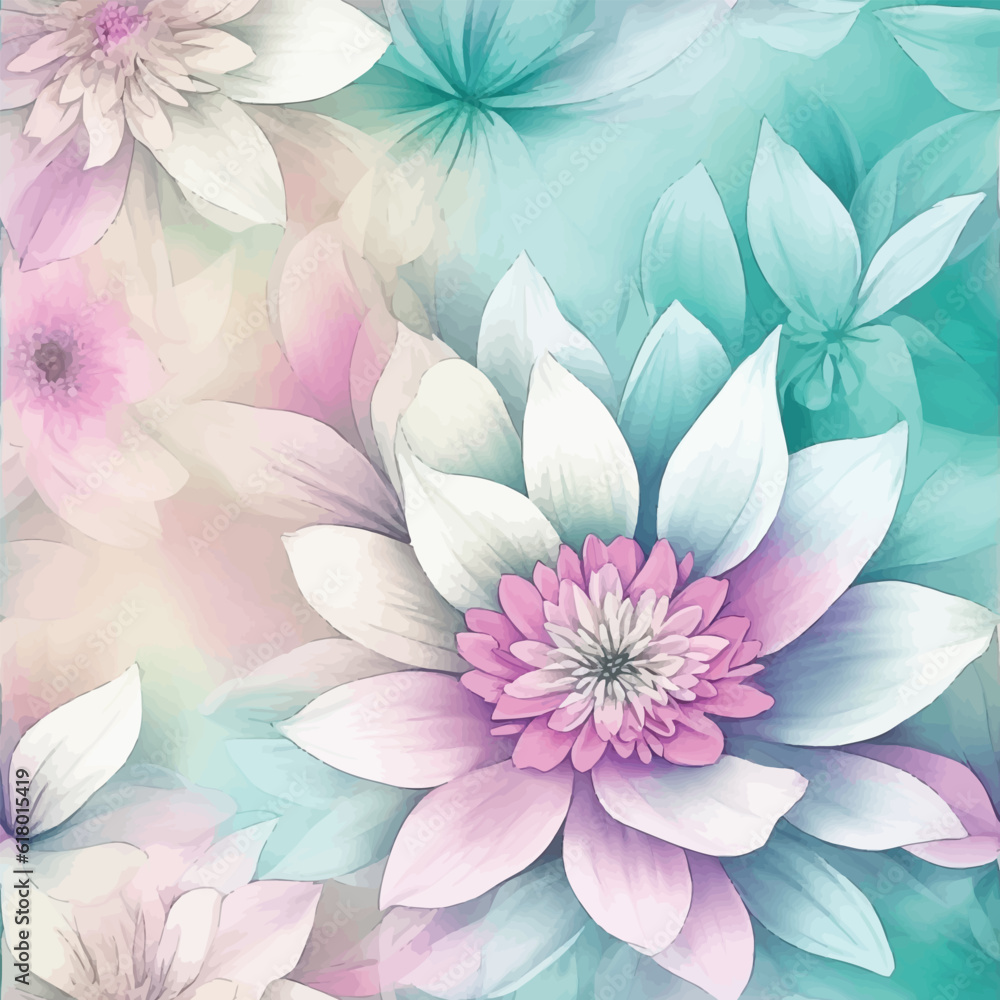 Obraz premium abstract flower pattern design for element illustration