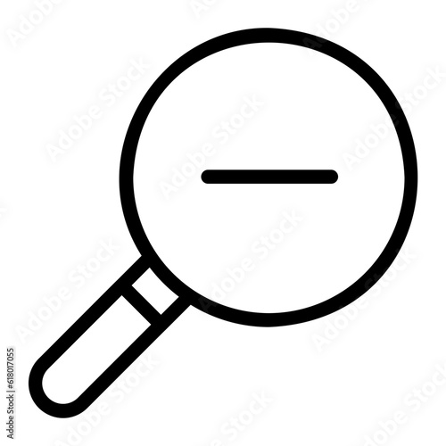zoom out line icon
