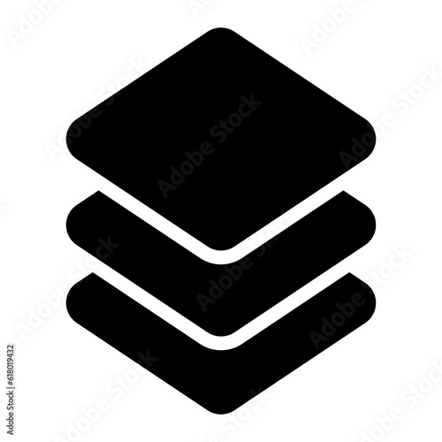 layers glyph icon