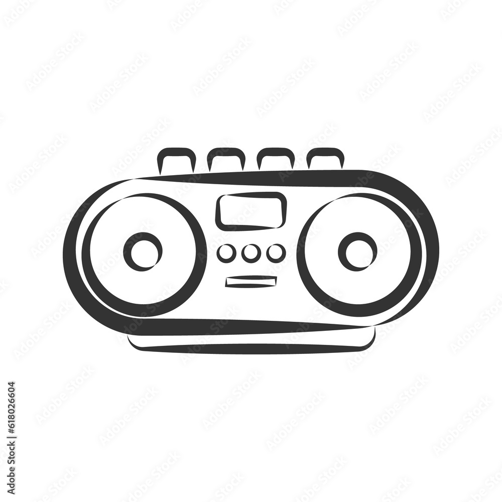 Icon radio music audio Icon radio music audio