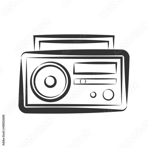 Icon radio music audio