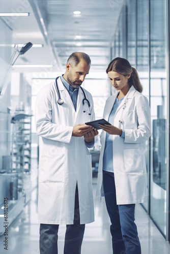 Compassionate Care: Team of Doctors in Hospital Setting, A Portrait of Healthcare Excellence