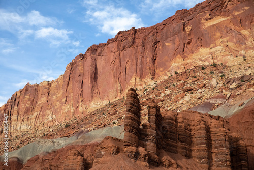 Moenkopi Rock Formation in Capital Reef National Park photo