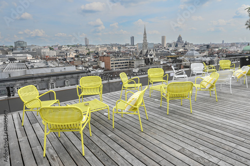 Fotografía Belgique Bruxelles Rooftop Brucity vue panorama