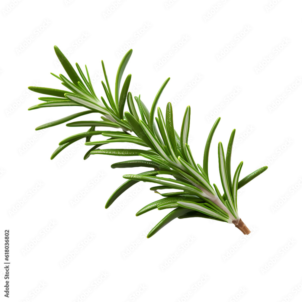 Fototapeta premium rosemary on white