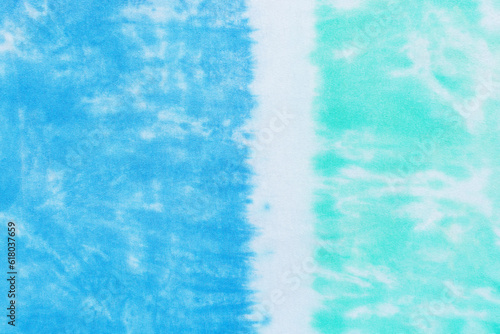 blue and green pastel tie dye pattern dip dyed technique abstract background