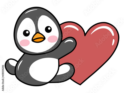Penguin Cartoon Cute Animal Illustration
