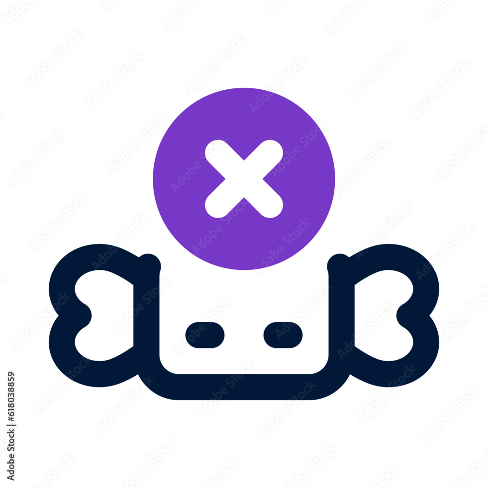 Obraz premium no candy icon for your website, mobile, presentation, and logo design.