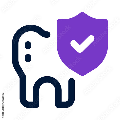 dental insurance icon for your website, mobile, presentation, and logo design.