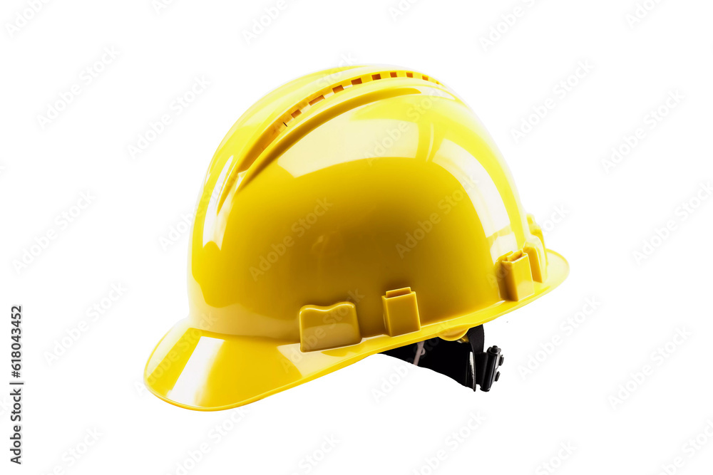 Fototapeta premium 3D rendered yellow helmet for safety perpose