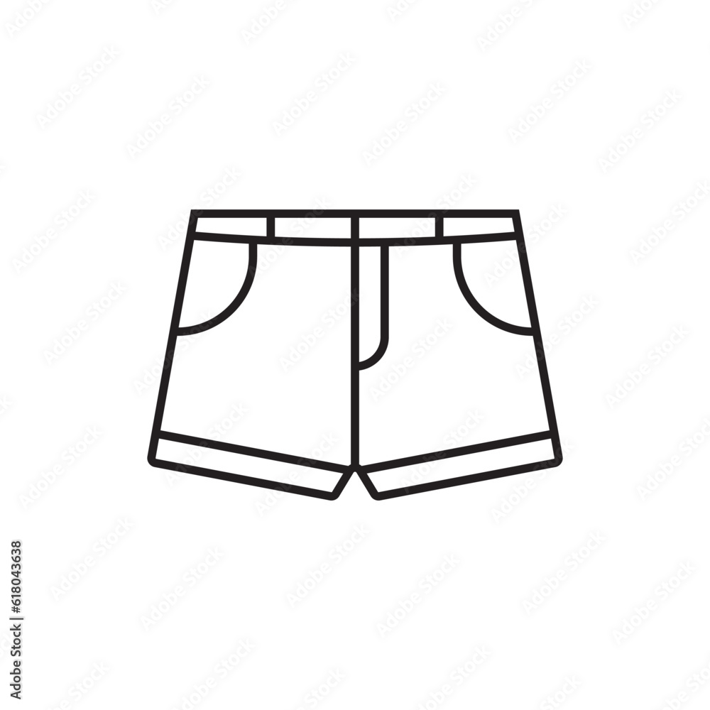 shorts icon vector shorts icon vector
