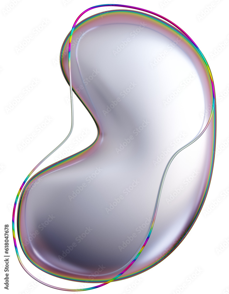 abstract 3D render of colorful bubbles. abstract 3D render of colorful bubbles.